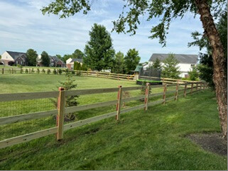 Fence and gate project in Chad's backyard
